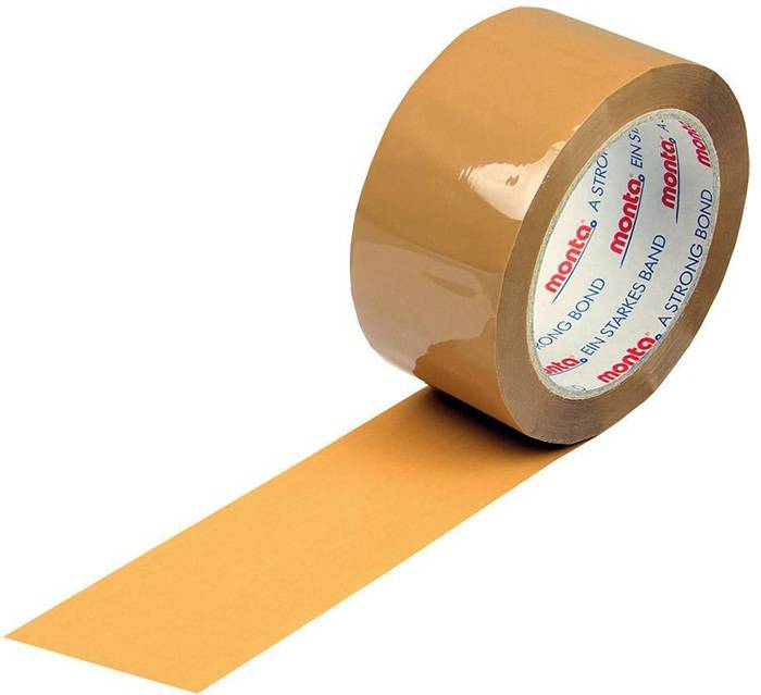 Klebeband monta 315 Breite 50mm Länge 66m Stärke 57µ PP braun leise MONTA
