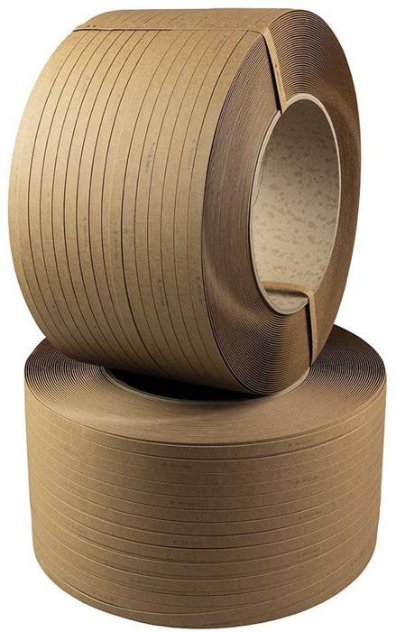 Umreifungsband Breite 12mm Länge 2000m Stärke 0,6mm Kraftpapier TRANSPAK