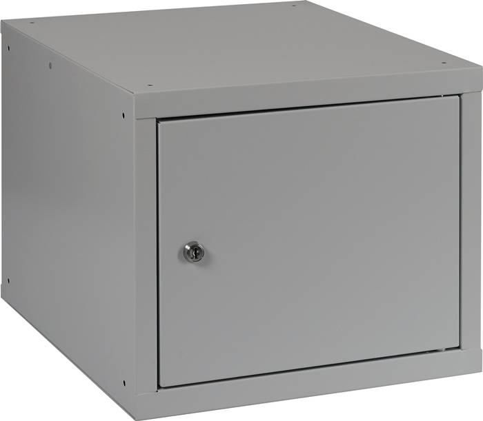 Schließfachschrank lichtgrau/lichtgrau H350xB400xT450mm 1 Abt.