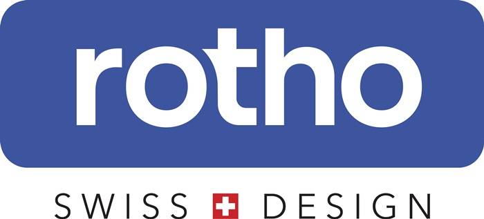 Wertstoffsammler TWIST 50l H602xB298xT401mm schwarz Deckelrand blau ROTHO