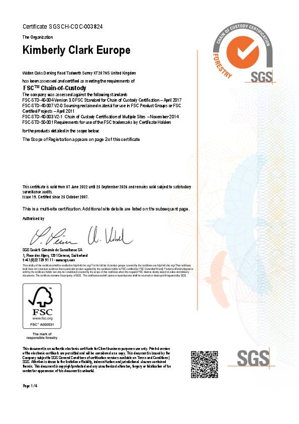 Toilettenpapier 8511 2-lagig KIMBERLY-CLARK 6 Stück