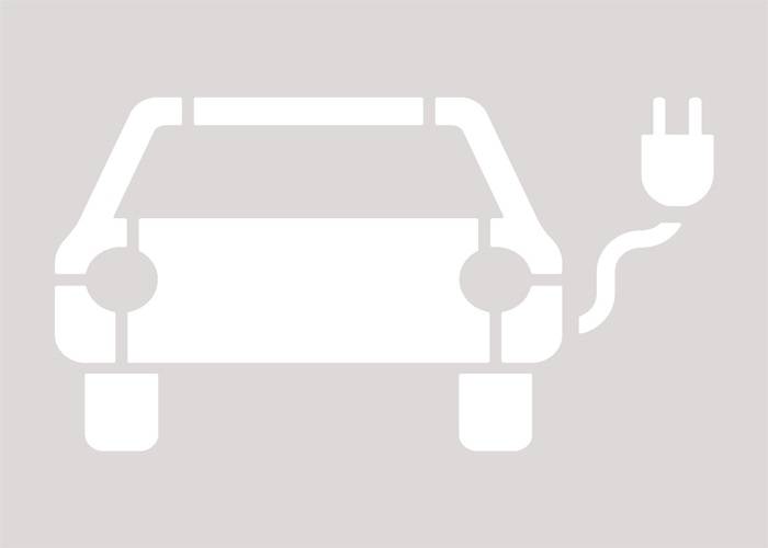 Bodenschablone Parkplatz f.Elektrofahrzeuge L1200xB645mm PVC weiß