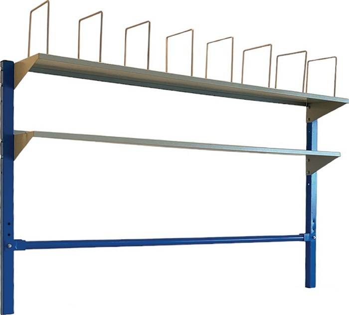 Packtischanbausystem f.Packtischbreiten 2000mm Metallkonstruktion GEWA