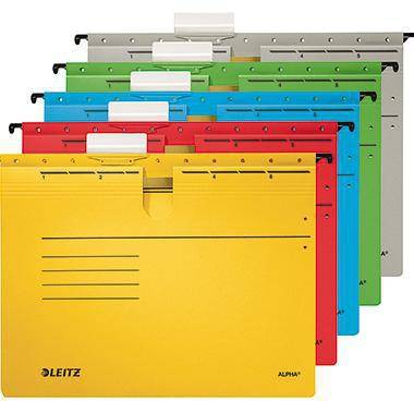 Leitz Hängehefter ALPHA 19840085 A4 kfm. Heftung grau 25 St./Pack.