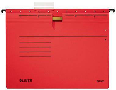 Leitz Hängehefter ALPHA 19840025 A4 kfm. Heftung rot 25 St./Pack.