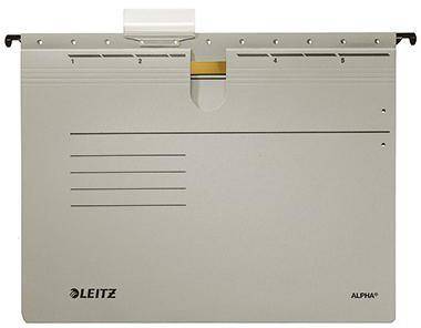 Leitz Hängehefter ALPHA 19840085 A4 kfm. Heftung grau 25 St./Pack.