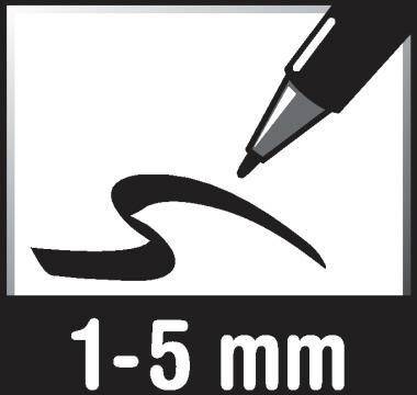 Schneider Textmarker Job 1503 1+5mm blau 10 Stück