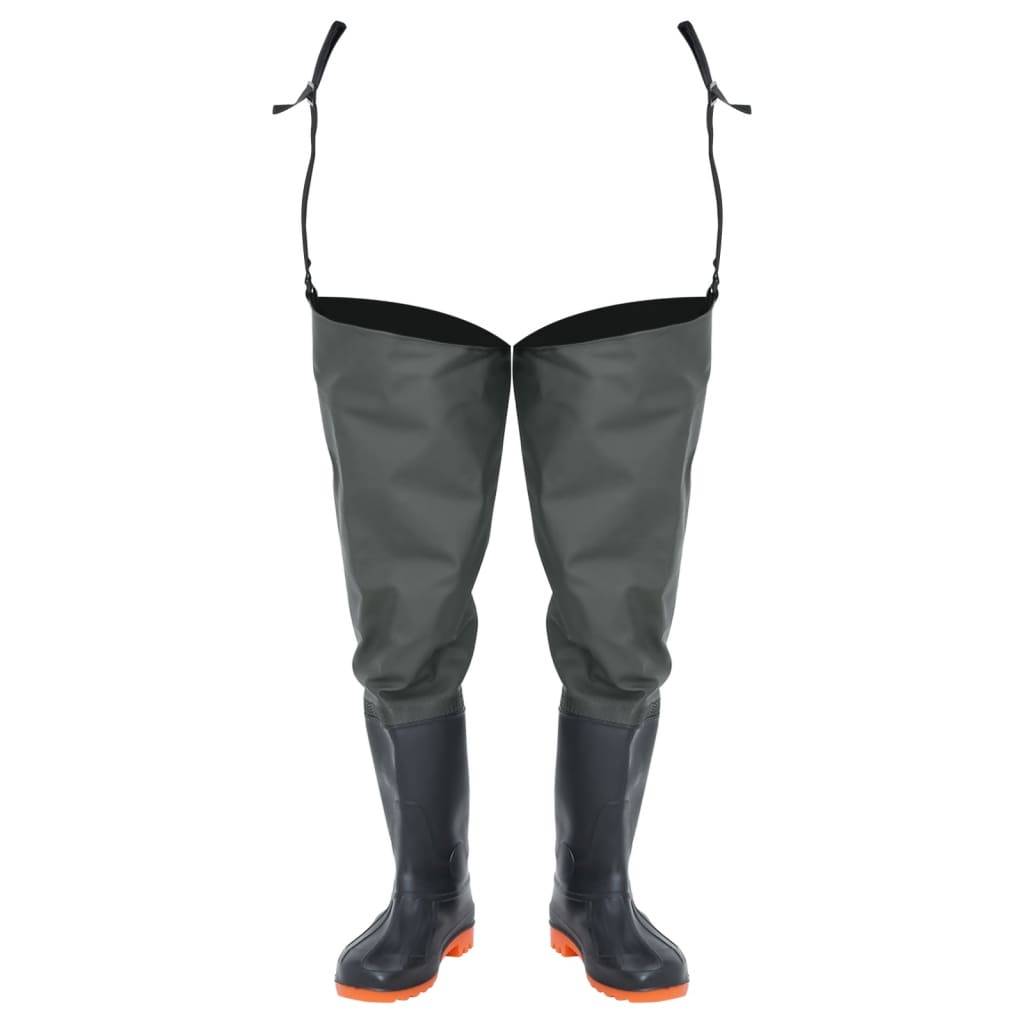 vidaXL Watstiefel Dunkelgrün Gr. 38
