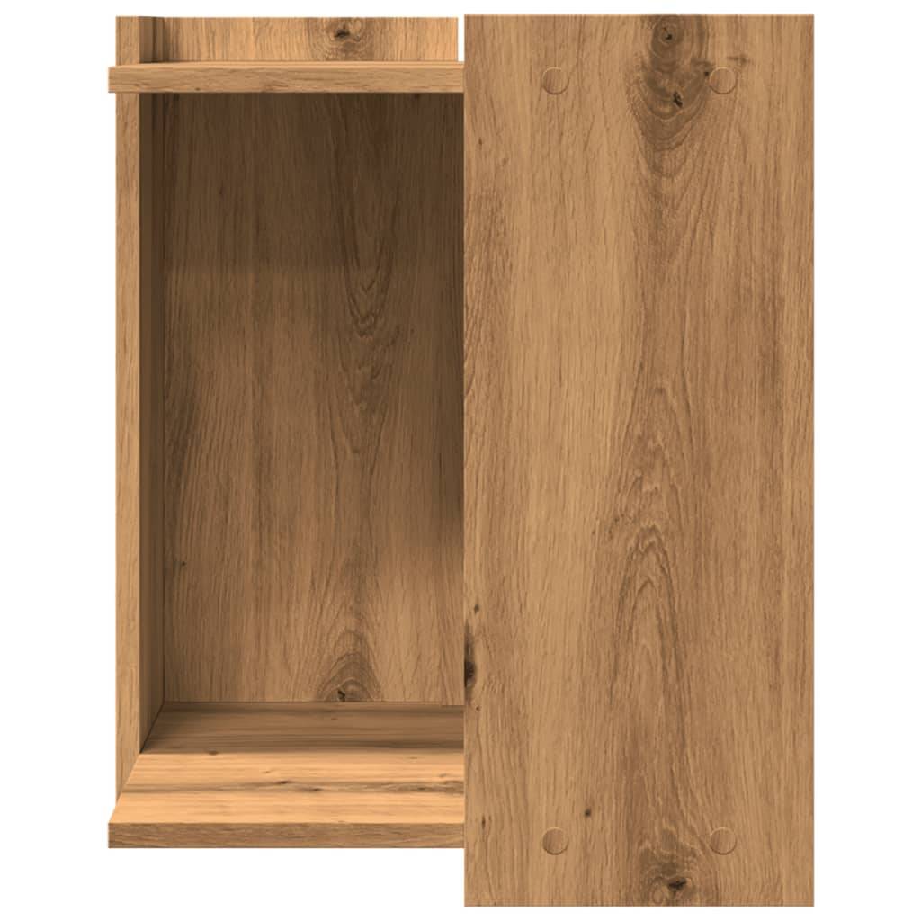vidaXL Katzenklo Artisan-Eiche 42x42x51 cm Holzwerkstoff