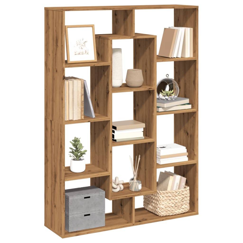 vidaXL Bücherregal Artisan-Eiche 102x29x143 cm Holzwerkstoff
