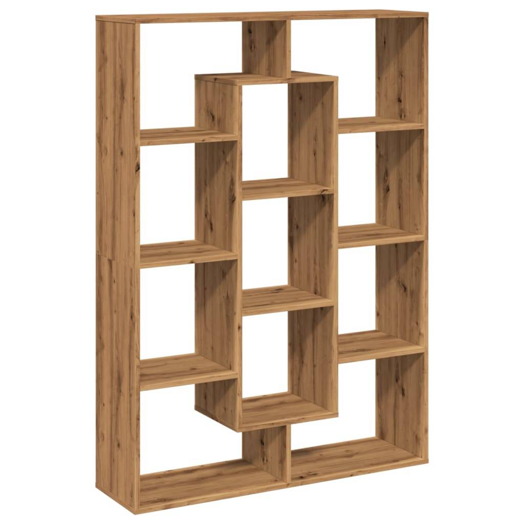vidaXL Bücherregal Artisan-Eiche 102x29x143 cm Holzwerkstoff