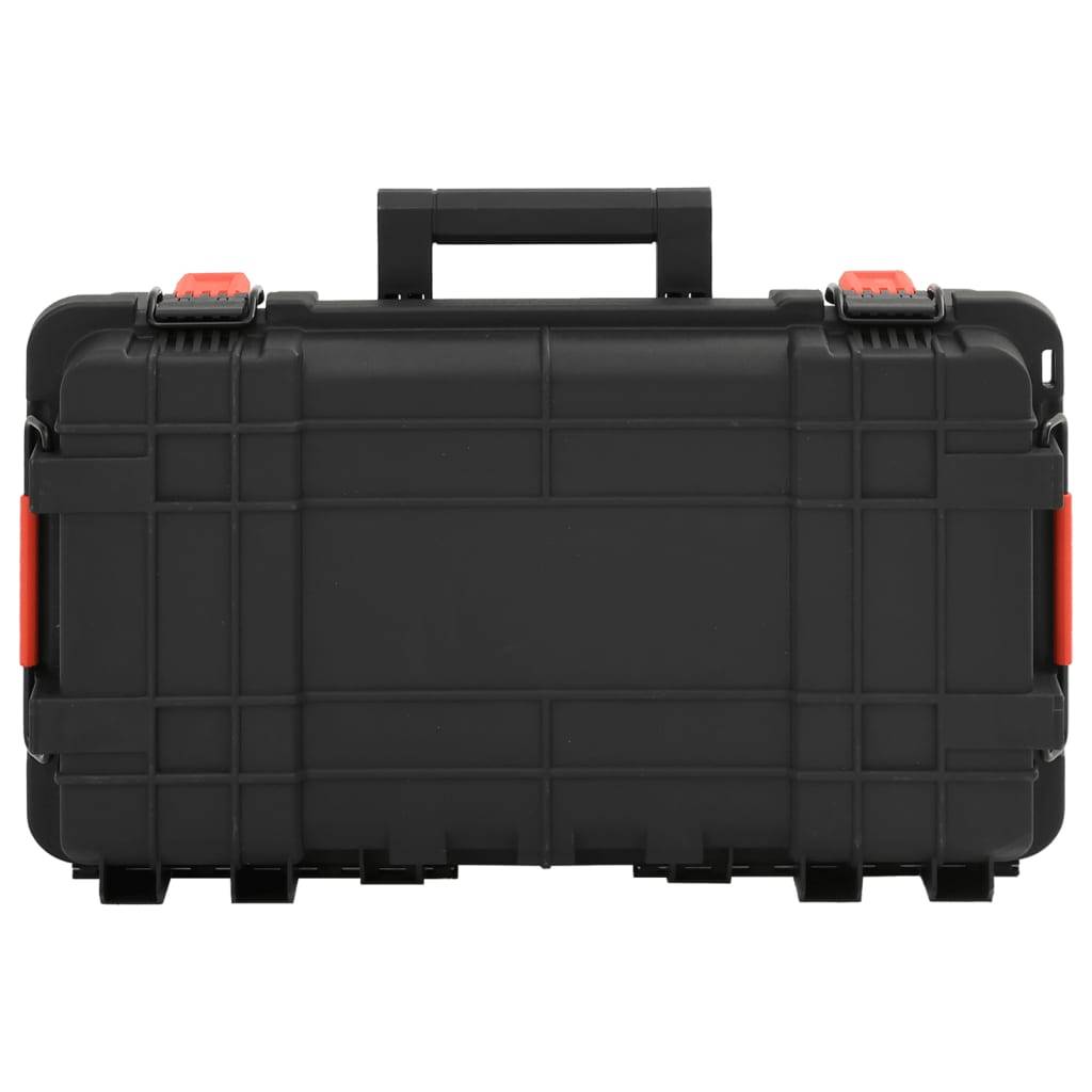 vidaXL Koffer für Flugreise Tragbar Schwarz 56,5x34x16 cm PP