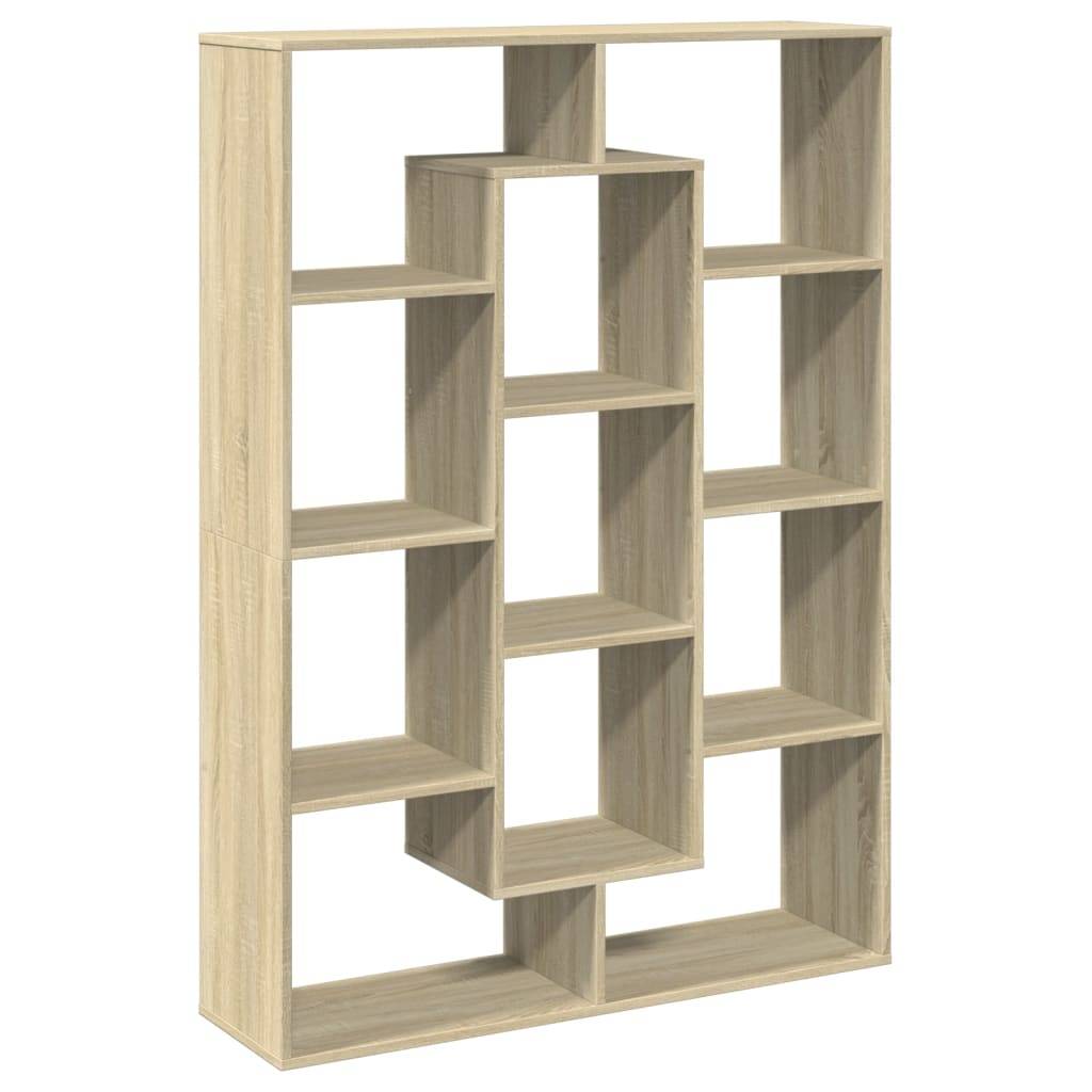 vidaXL Bücherregal Sonoma-Eiche 102x29x143 cm Holzwerkstoff