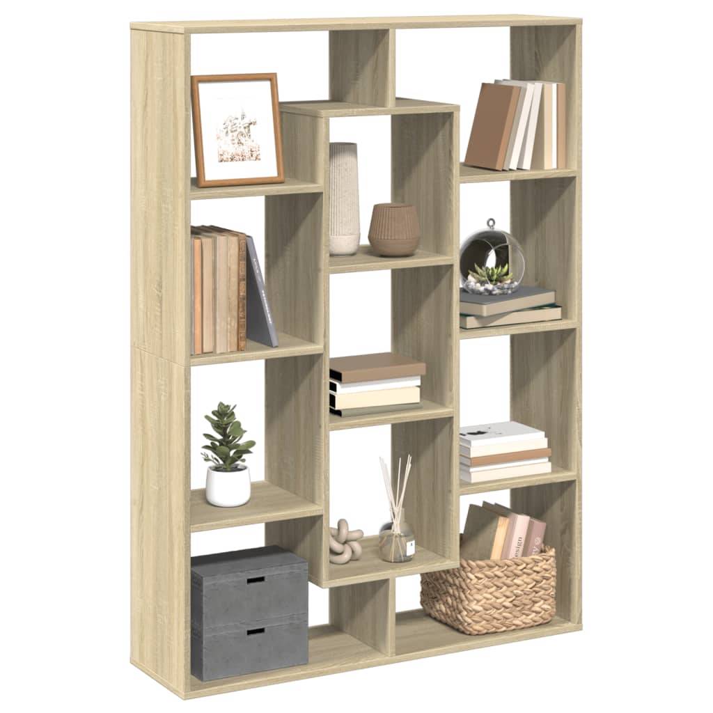 vidaXL Bücherregal Sonoma-Eiche 102x29x143 cm Holzwerkstoff