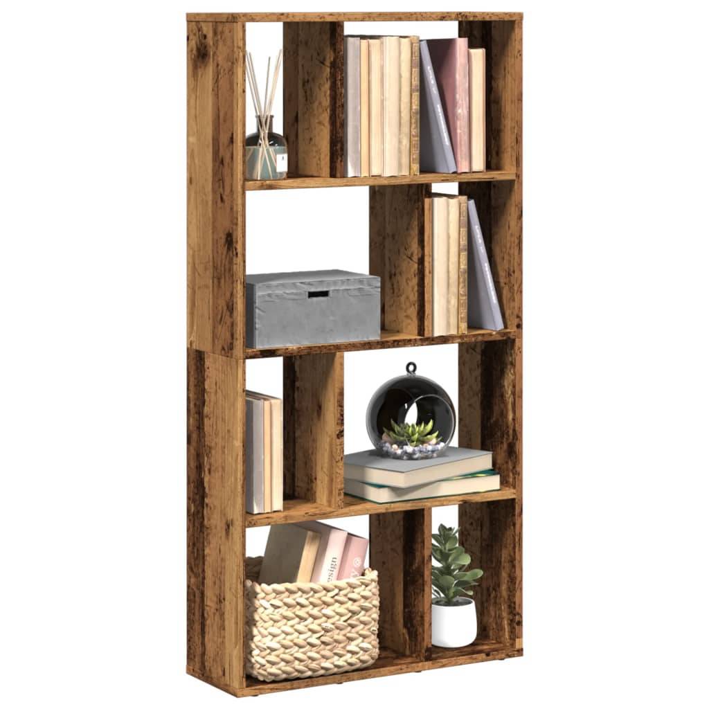 vidaXL Bücherregal Altholz-Optik 60x20x120 cm Holzwerkstoff