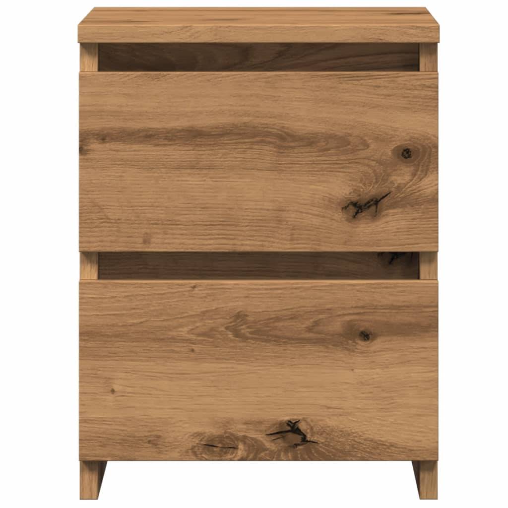 vidaXL Nachttisch Artisan-Eiche 30x30x40 cm Holzwerkstoff