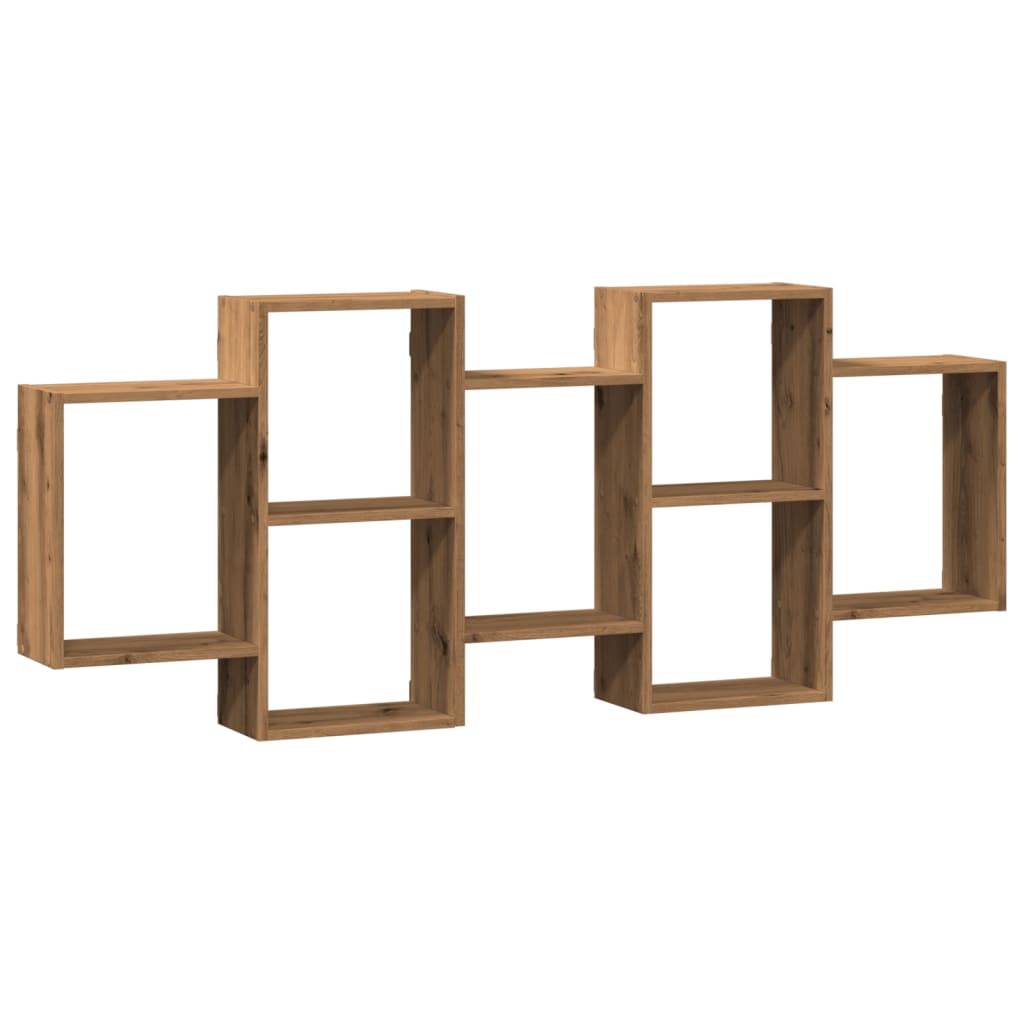 vidaXL Wandregal Artisan-Eiche 159x18x65 cm Holzwerkstoff