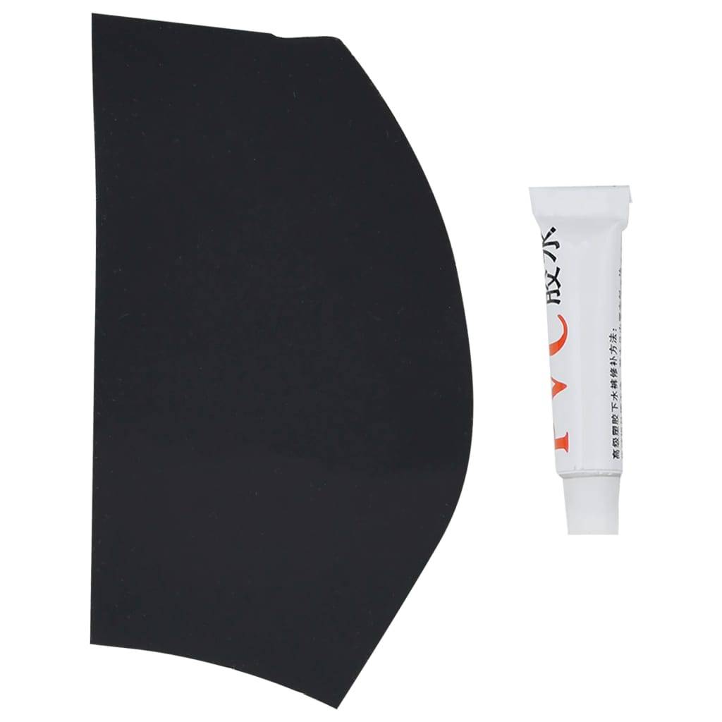 vidaXL Hüftwathose mit Stiefeln Schwarz Größe 41