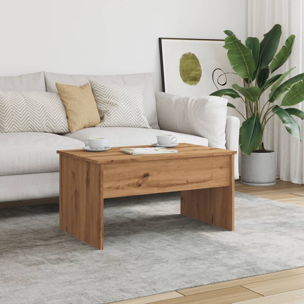 vidaXL Couchtisch Artisan-Eiche 80x50,5x41,5 cm Holzwerkstoff