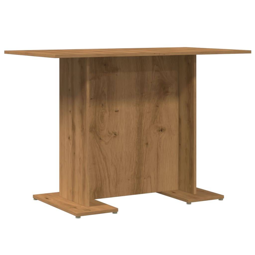 vidaXL Esstisch Artisan-Eiche 110x60x75 cm Holzwerkstoff