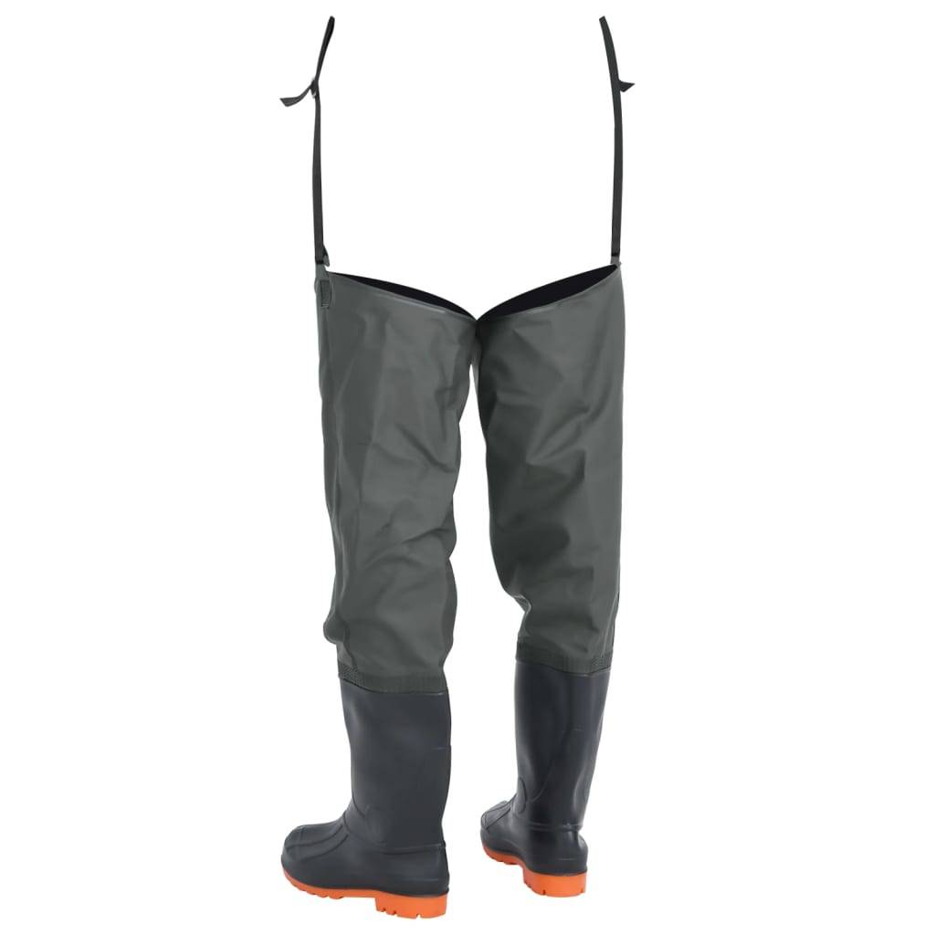 vidaXL Watstiefel Dunkelgrün Gr. 38