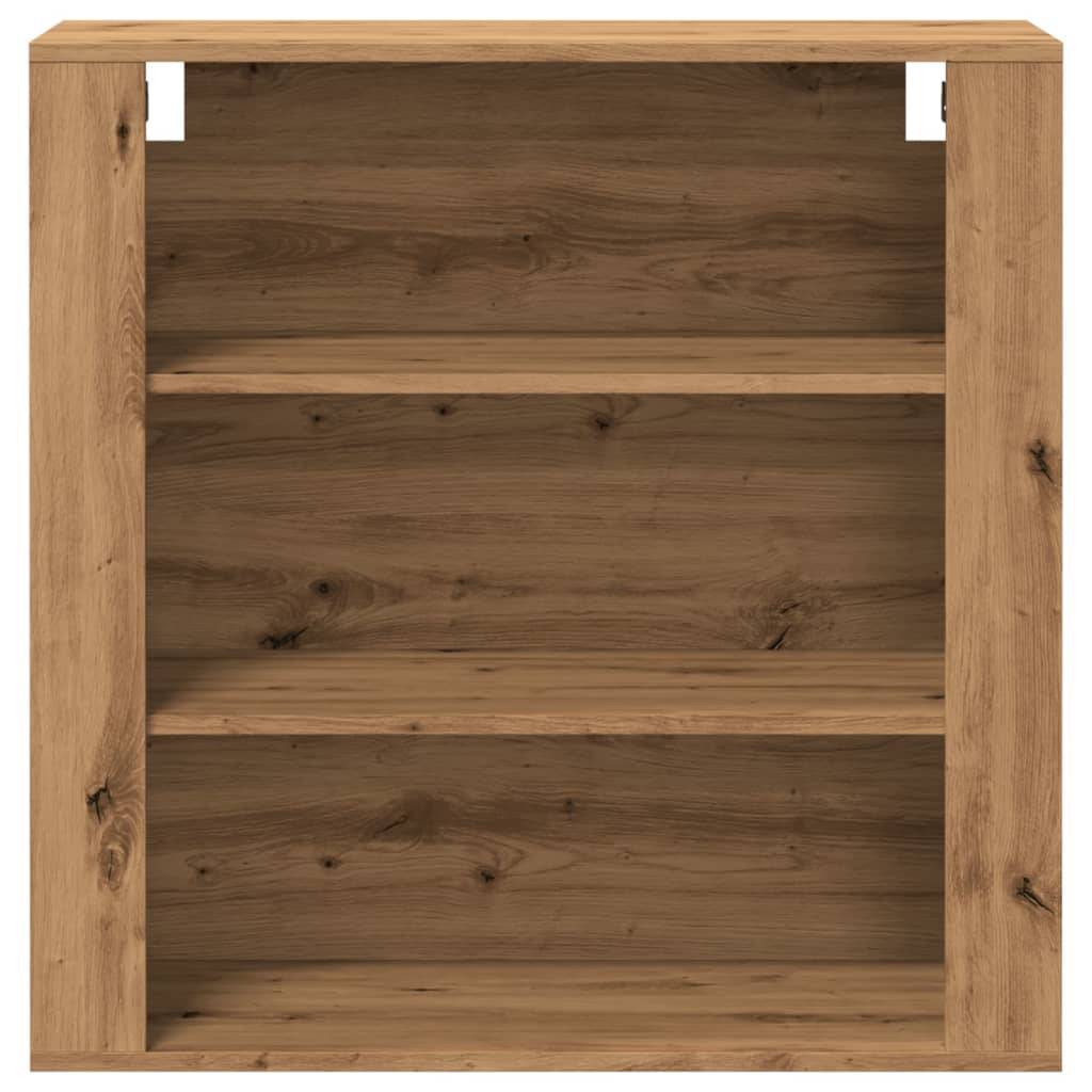 vidaXL Wandschrank Artisan-Eiche 80x33x80 cm Holzwerkstoff