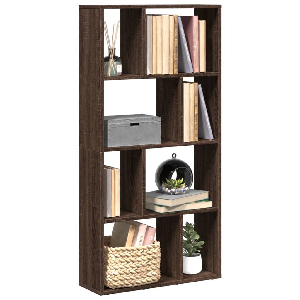 vidaXL Bücherregal Braun Eichen-Optik 60x20x120 cm Holzwerkstoff