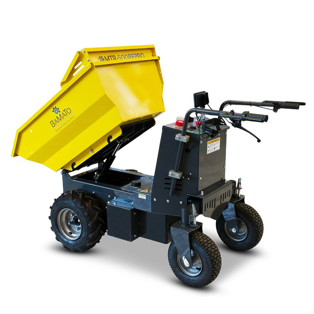 BAMATO Mini Transporter MTR-500REPRO mit Elektroantrieb &amp Kipphydraulik