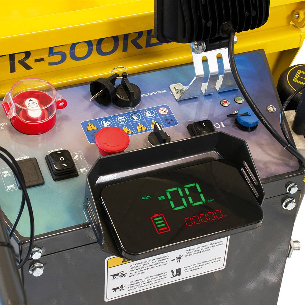 BAMATO Mini Transporter MTR-500REPRO mit Elektroantrieb &amp Kipphydraulik