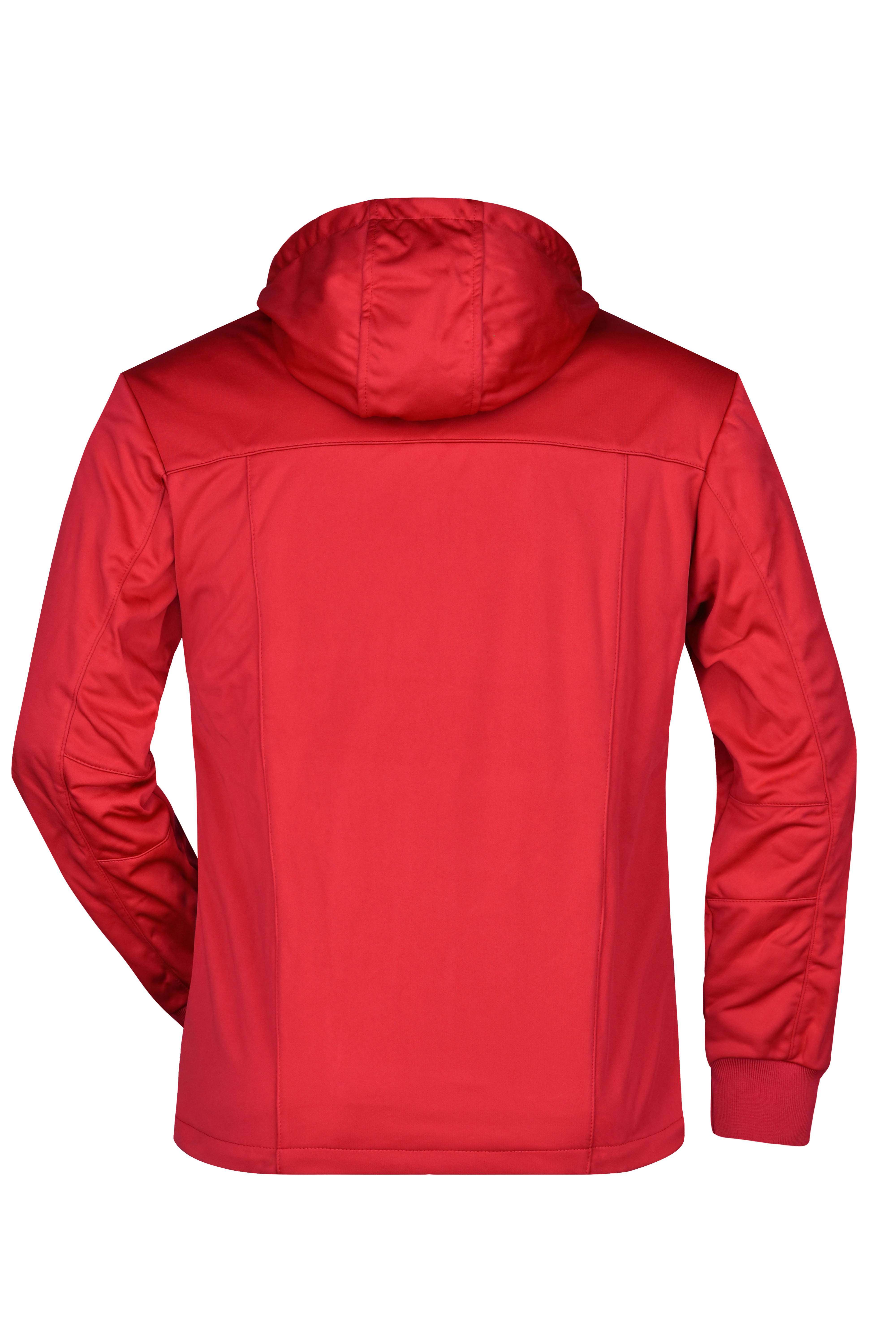 James & Nicholson® JN1078 Men's Maritime Jacket Softshelljacke Größe: XXL red/navy/white