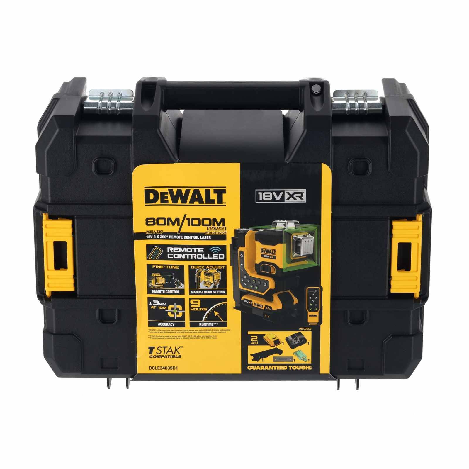 DeWALT Akku-Linienlaser DCLE34035D1-QW 18V 2Ah