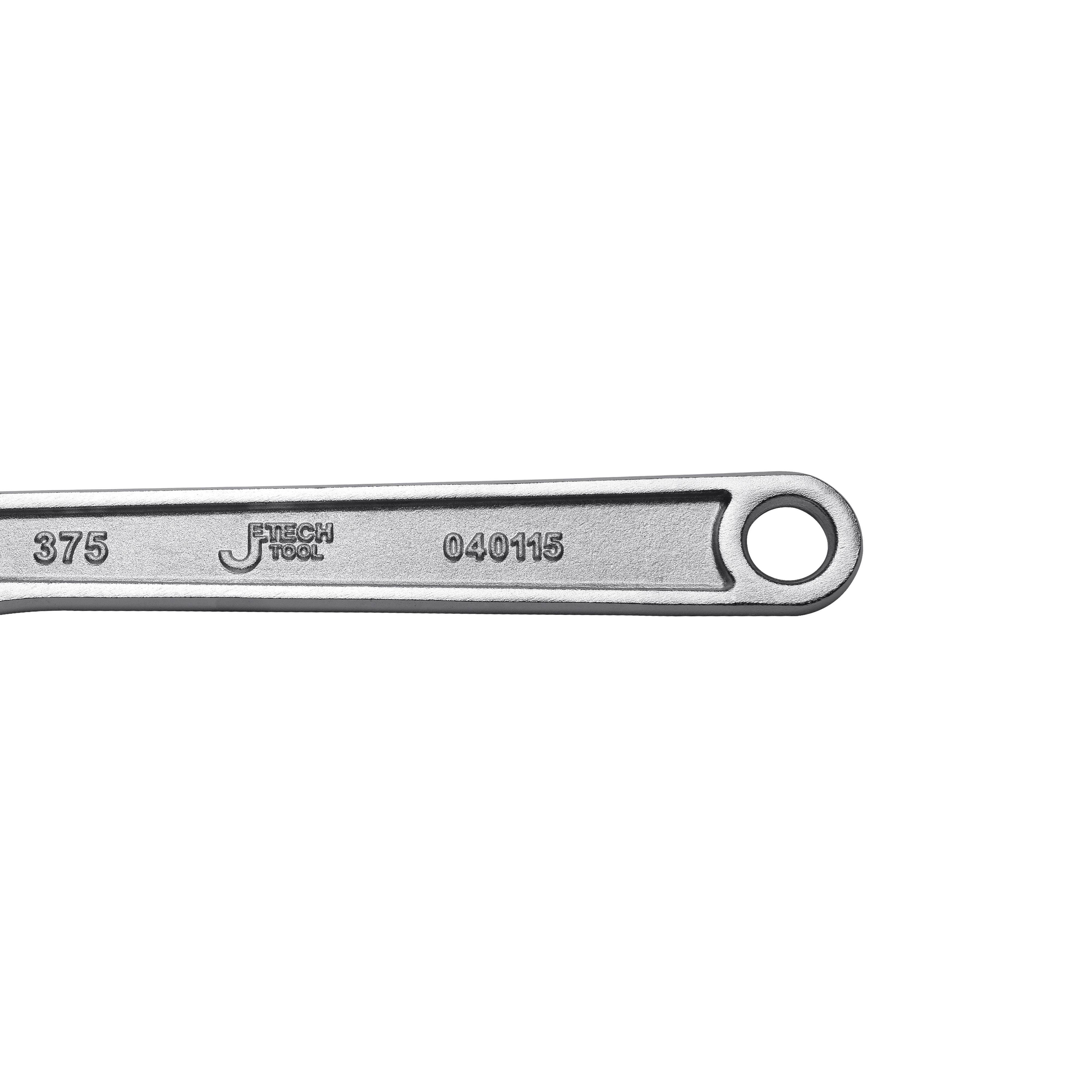 Jetech 38cm Verstellbarer Schraubenschlüssel Profi-Rollgabelschlüssel mit breiter Backenöffnung