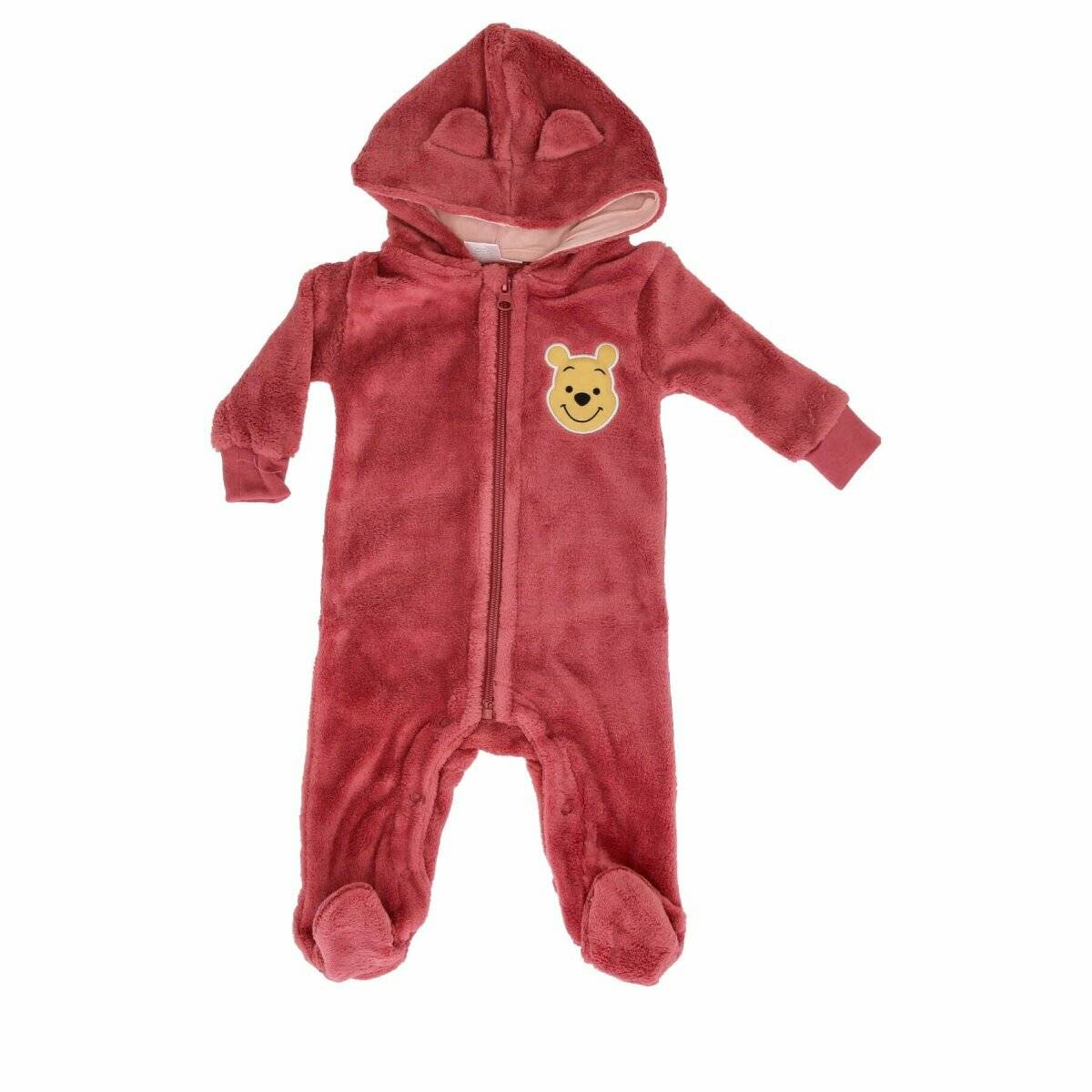Winnie Puuh Fleece Overall für Babys Weicher Schutz und Wärme für die Kleinsten Rot 74/80