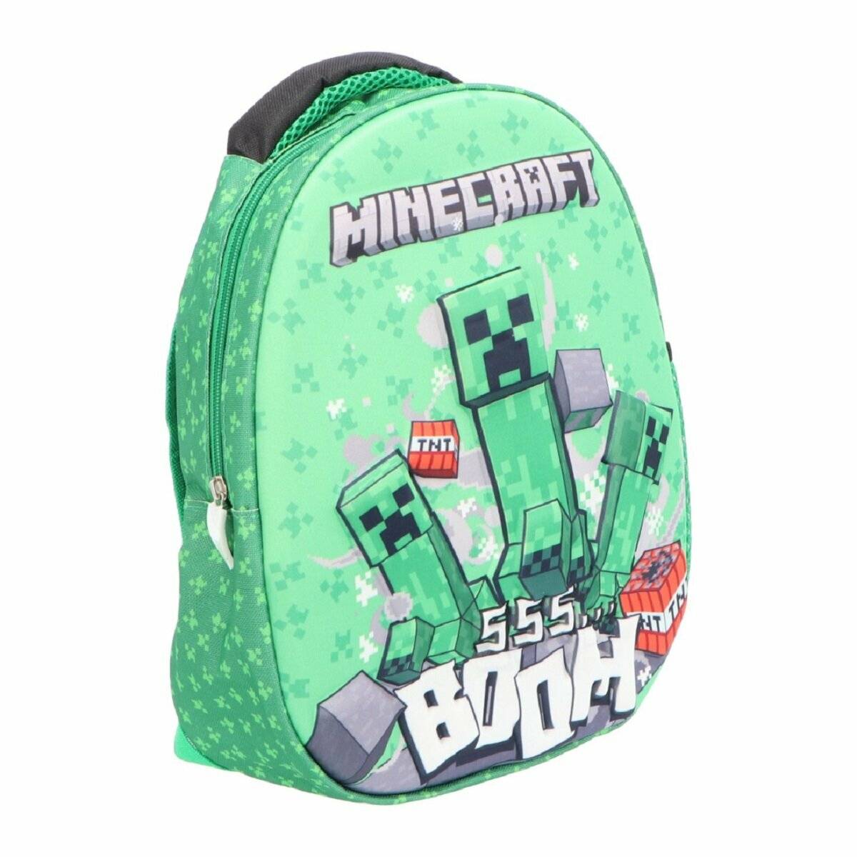 Minecraft Creeper Rucksack  Schulrucksack für kleine Abenteurer