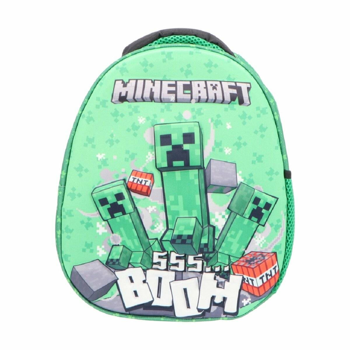 Minecraft Creeper Rucksack  Schulrucksack für kleine Abenteurer