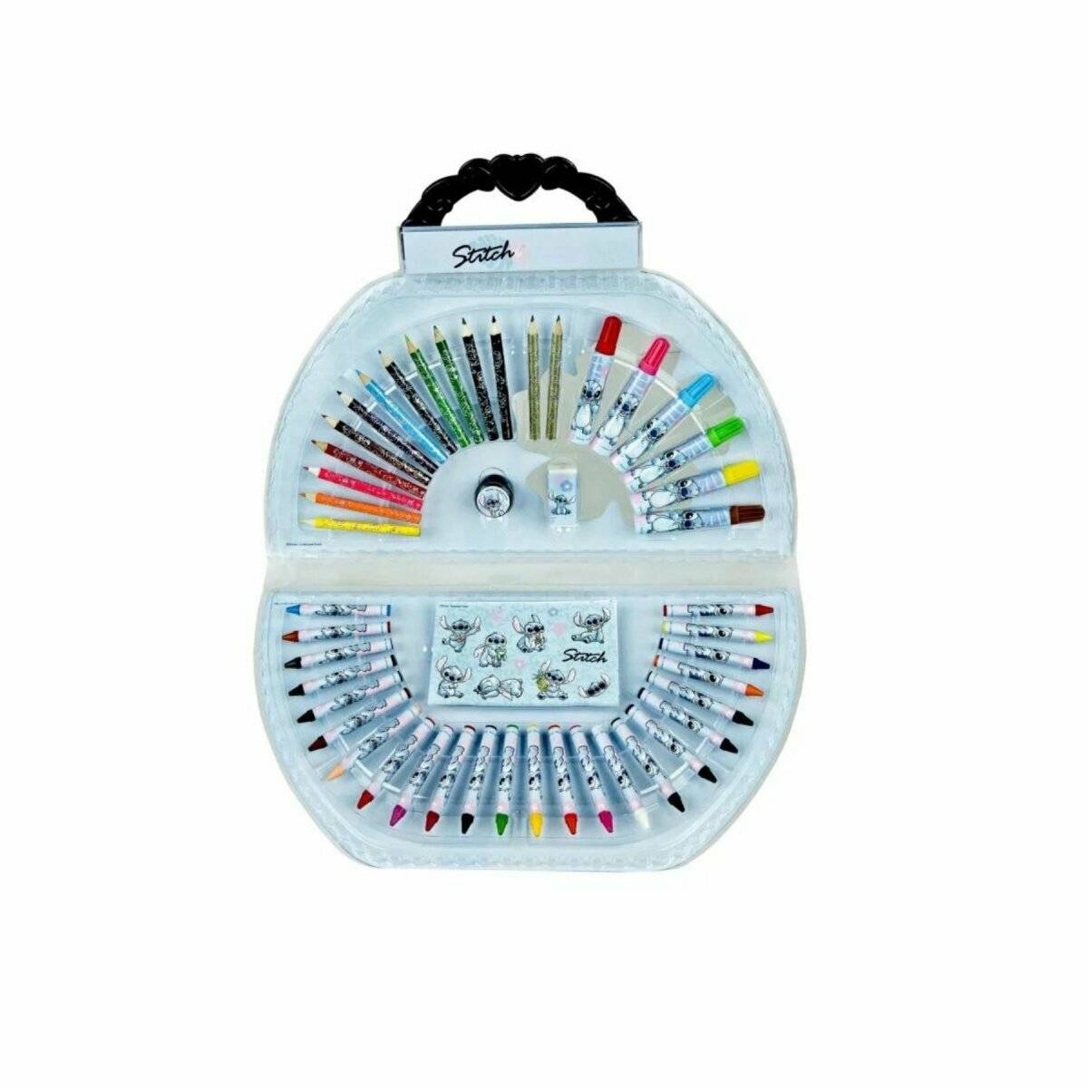 Lilo & Stitch Zeichenkoffer  51-teiliges Kreativset für kleine Künstler