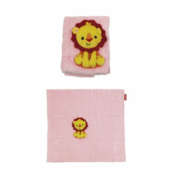 Löwen-Babydecke in Rosa  Mikrofaser für ultimativen Komfort und Geborgenheit 80cm x 80cm Löwen-Babydecke in Rosa  Mikrofaser für ultimativen Komfort und Geborgenheit 80cm x 80cm