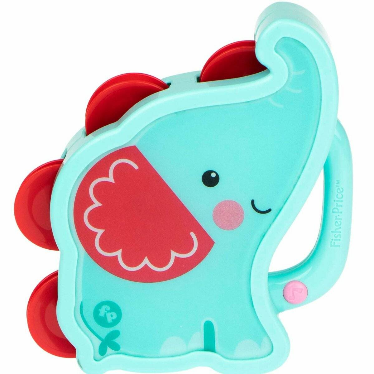 Elefant Tamburin  Niedliches Rhythmusinstrument für kleine Musiker