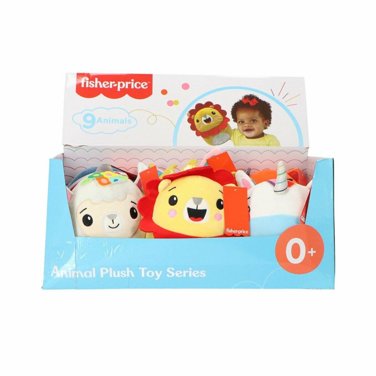 Kuscheltier-Set für Babys  9 süße Plüschtiere im praktischen Display