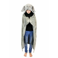 Noxxiez Hochwertige Fleecedecke 100 x 130 cm – Die perfekte Kuscheldecke für Zuhause Elefant Noxxiez Hochwertige Fleecedecke 100 x 130 cm – Die perfekte Kuscheldecke für Zuhause Elefant