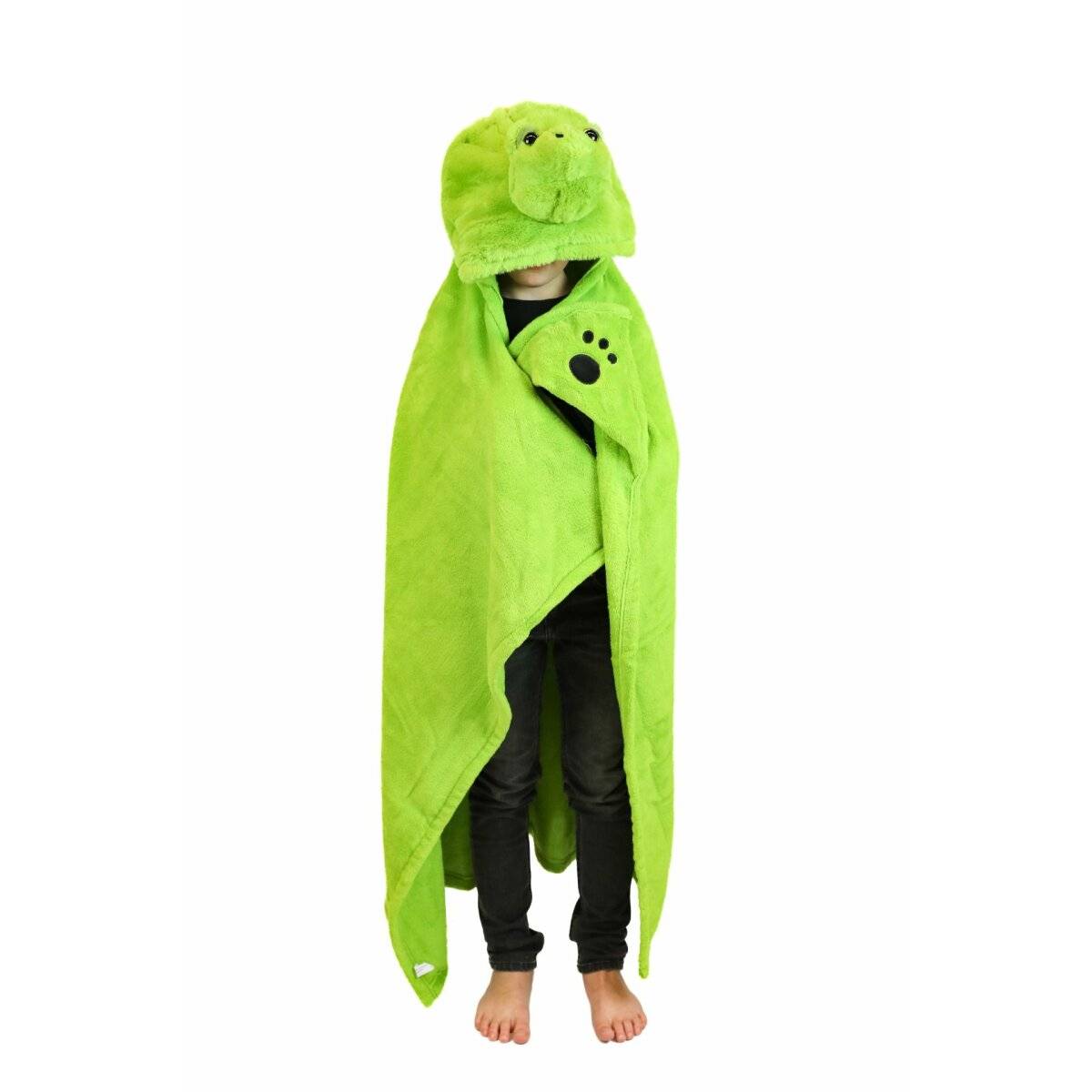 Noxxiez Hochwertige Fleecedecke 100 x 130 cm – Die perfekte Kuscheldecke für Zuhause Schildkröte