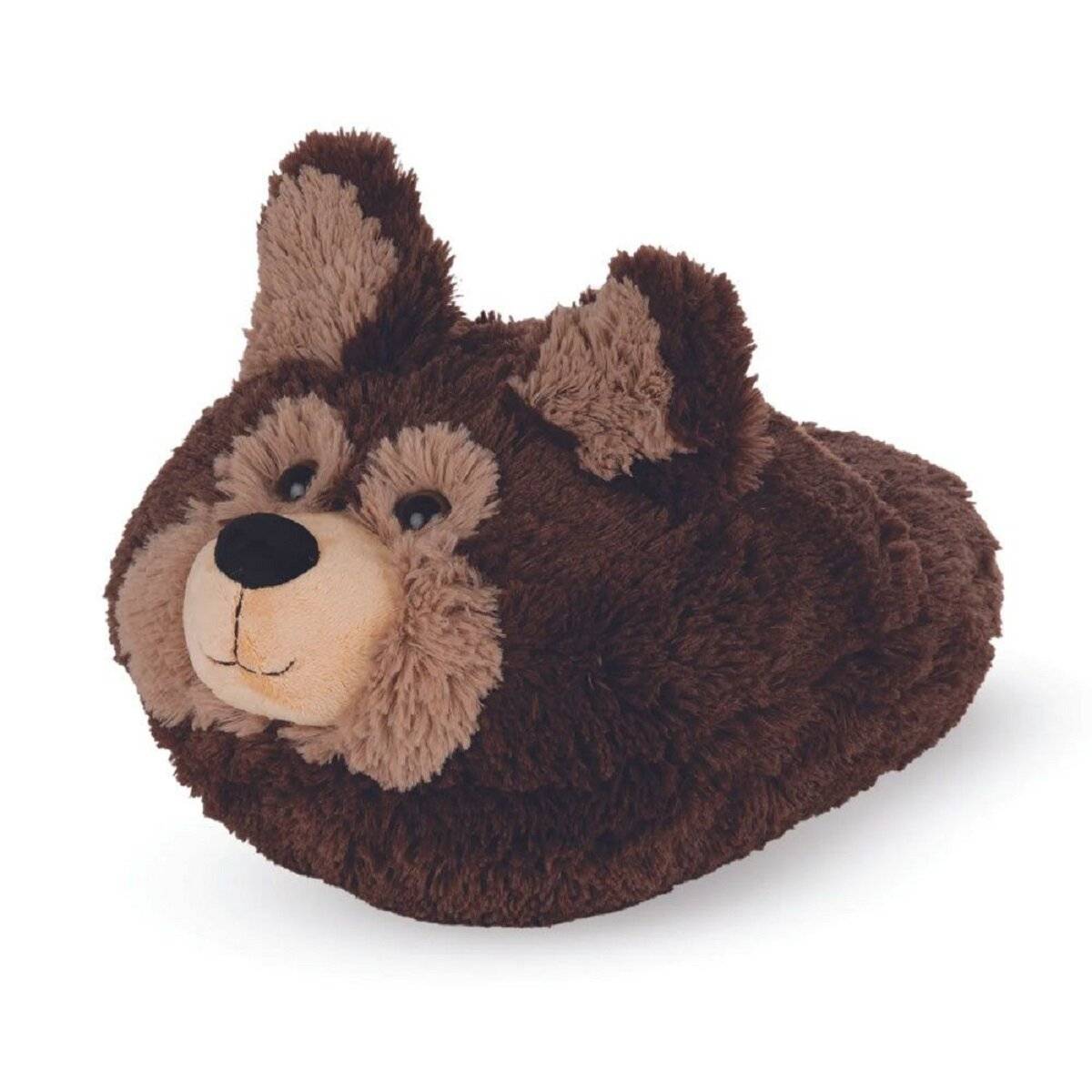 Noxxiez Kuschelweicher Fußwärmer für Kinder – Wohlige Wärme für kalte Tage Hund Dunkel