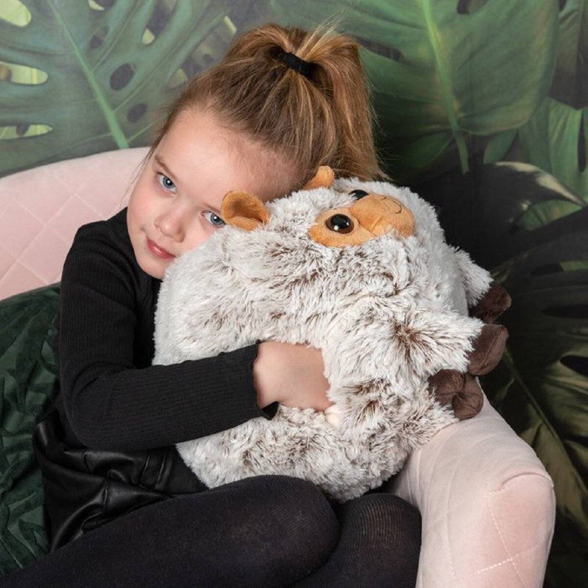 Noxxiez Kuschel-Kissen Handwärmer – Niedliches Kuscheltier für warme Hände Alpaka