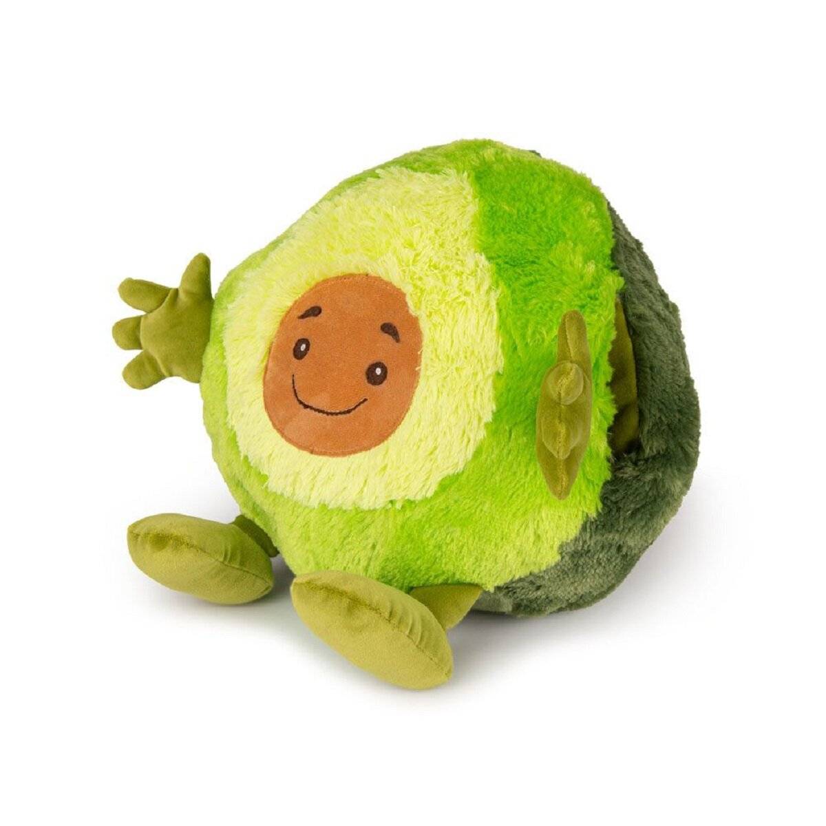 Noxxiez Kuschel-Kissen Handwärmer – Niedliches Kuscheltier für warme Hände Avocado