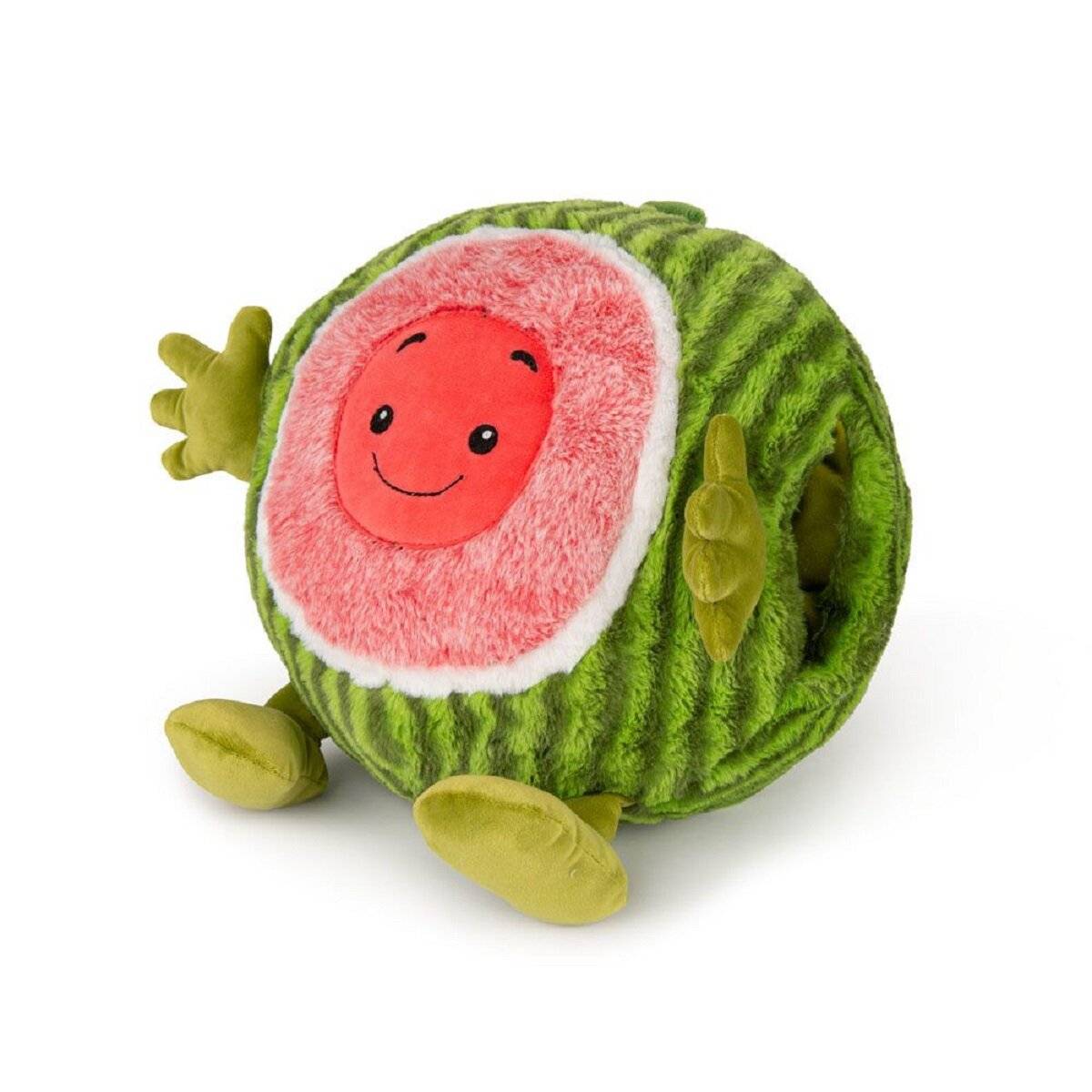 Noxxiez Kuschel-Kissen Handwärmer – Niedliches Kuscheltier für warme Hände Wassermelone
