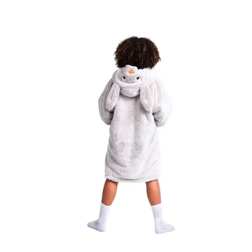 Noxxiez Kuschelige Hoodie-Decke für Kinder – Perfekt für 7 bis 14 Jahre Hase Noxxiez Kuschelige Hoodie-Decke für Kinder – Perfekt für 7 bis 14 Jahre Hase
