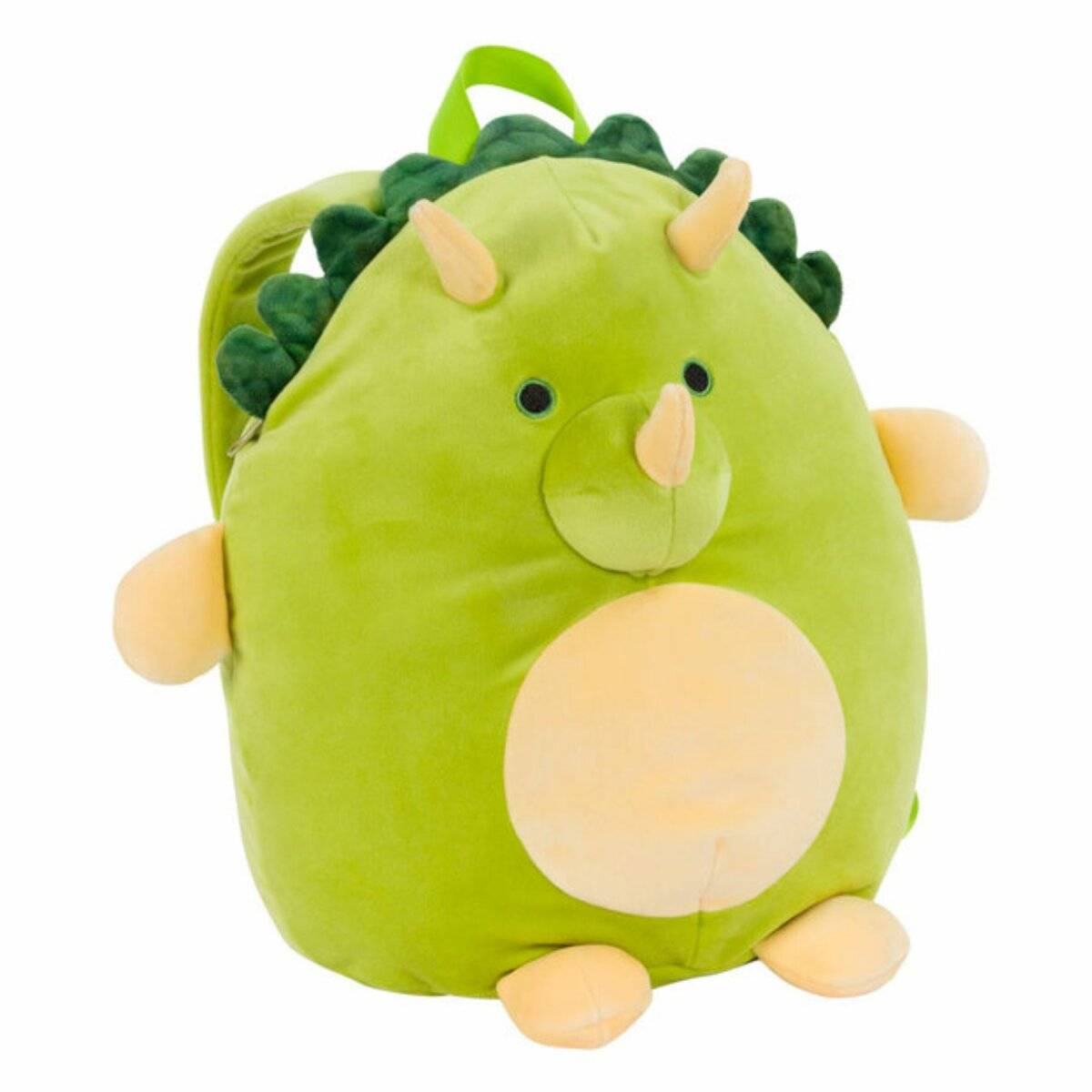 Noxxiez Stofftier-Rucksack für Kleinkinder ab 3 Jahren Praktisch und kuschelig Dino