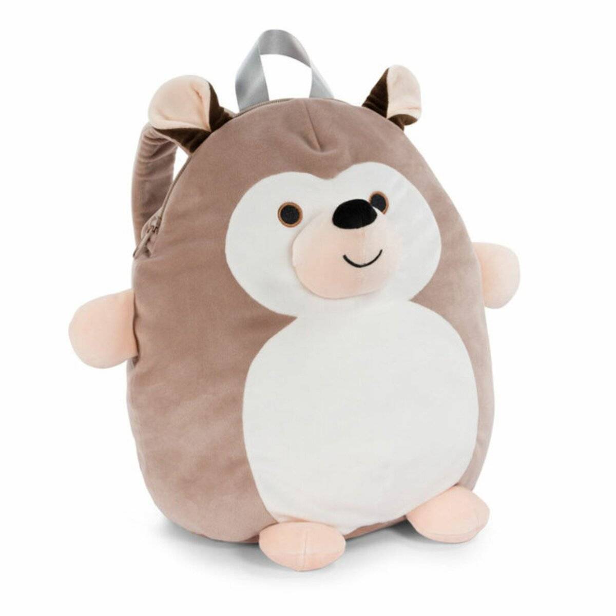 Noxxiez Stofftier-Rucksack für Kleinkinder ab 3 Jahren Praktisch und kuschelig Igel