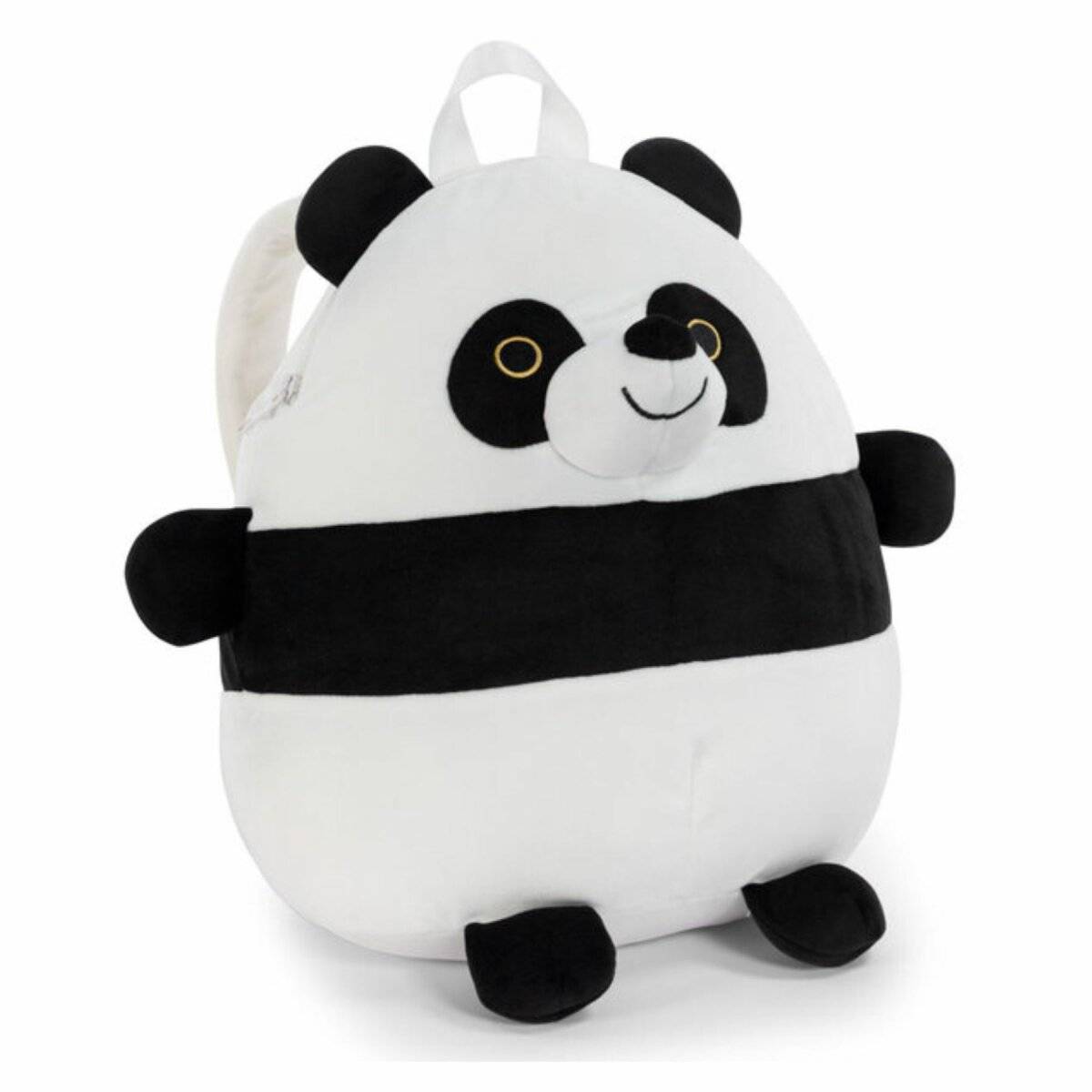 Noxxiez Stofftier-Rucksack für Kleinkinder ab 3 Jahren Praktisch und kuschelig Panda