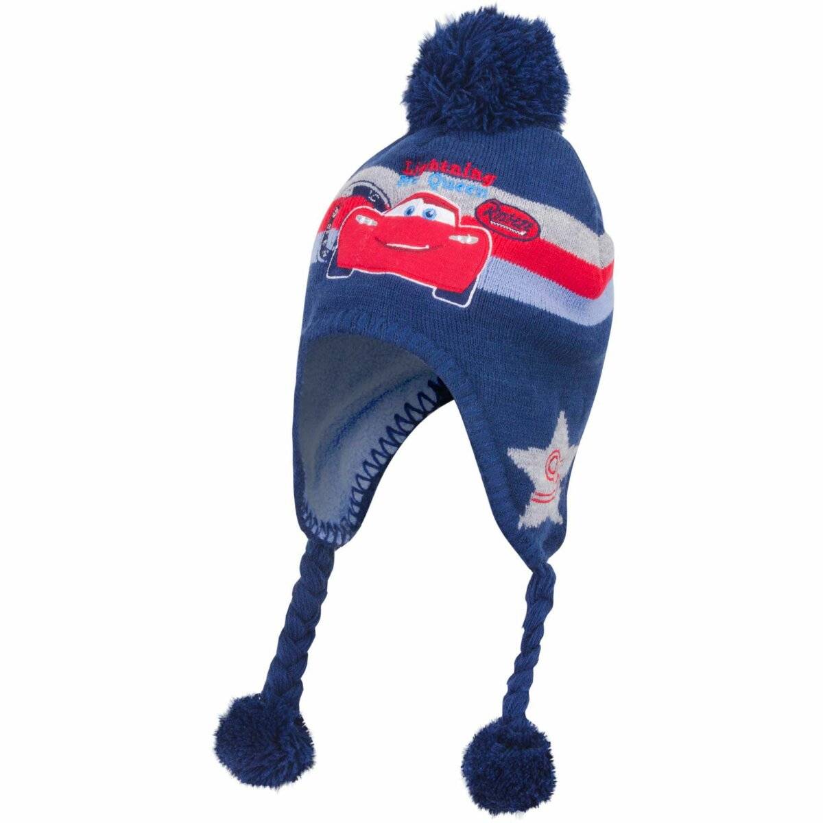 Disney Cars Baby Mütze – Stylischer Komfort für kalte Tage Dunkelblau 48 cm